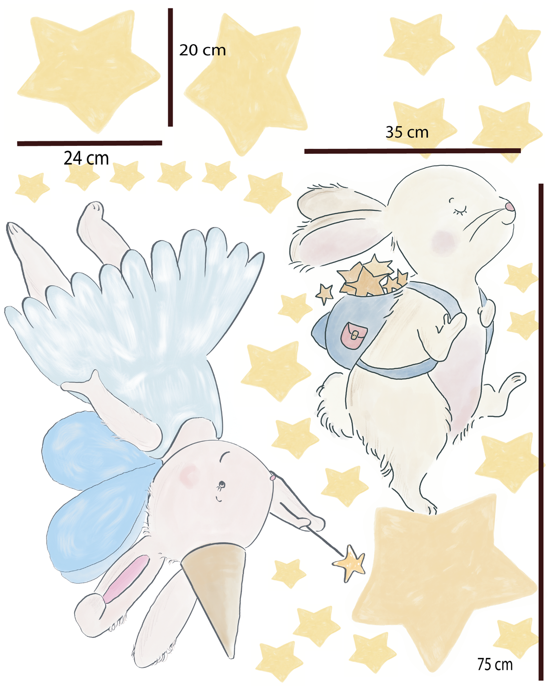 Stickers mural: Danse sur l'étoile